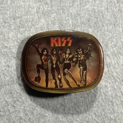 1976 Pacifica Mfg KISS Band Belt Buckle Destroyer