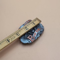 American Biker belt buckle made in the USA ba-425 metal