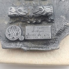 Electrician Commemorative Job Profession Vintage 1987 Siskiyou Z-40 Belt Buckle