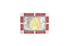 Western Red Buckle Gold Silver Horse Head Cowboy 2 »Buckle Hebilla Vaquero