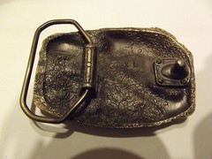 Vintage Belt Buckle Bass Anglers Sportsman Society Fishing