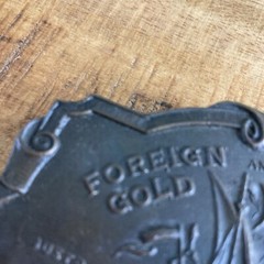Livingston Wells & Co. Sailing Ship Foreign Domestic Belt Buckle Vintage