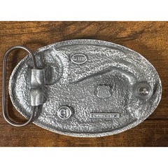 Vintage &rsquo;88 Santa Fe Super Chief Railroad Pewter Belt Buckle C&J Inc CJ 1172 USA