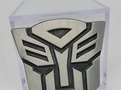Vintage 2005 Transformers Autobot 3D Metal Belt Buckle Removable Interchangable