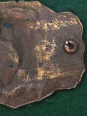 Vintage Brass Belt Buckle « Big Mouth Bass (Y-17)