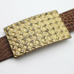 Belt Buckle Scales Belt Buckle Buckle for Interchangeable Belts Antique Brass