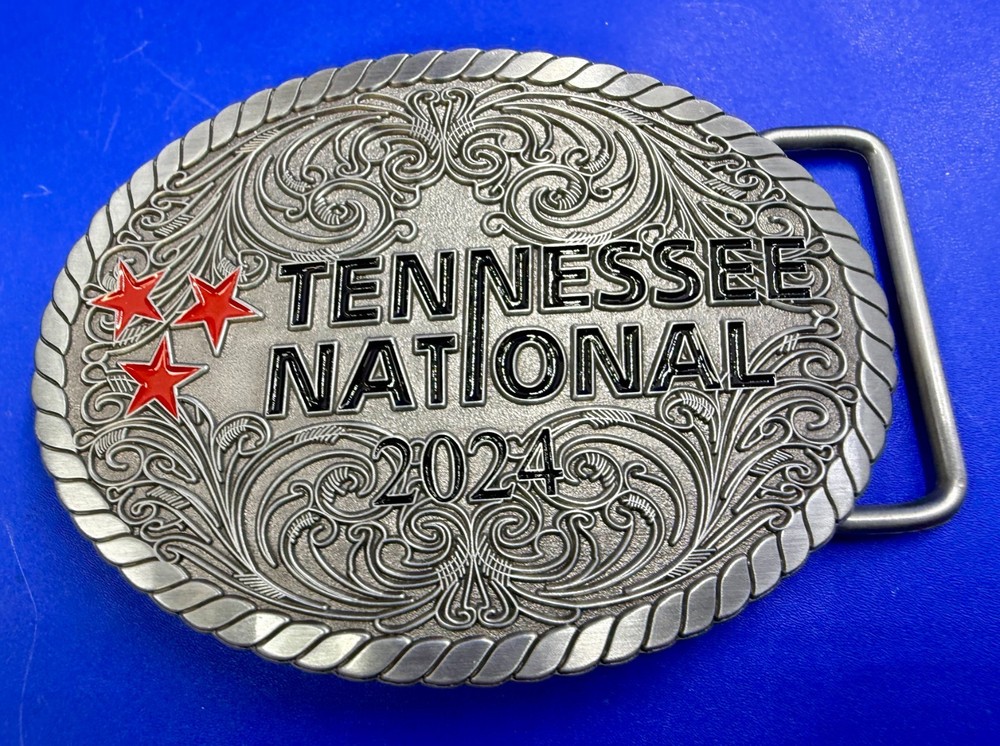 Tennessee National 2024 4th Place U21 Women&rsquo;s Enduro Trophy Award Belt Buckle