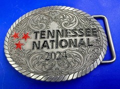 Tennessee National 2024 4th Place U21 Women&rsquo;s Enduro Trophy Award Belt Buckle