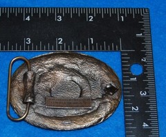 Gillette Wyoming 1998 18th Internatonal Powder Basin Section Of ASSE Belt Buckle