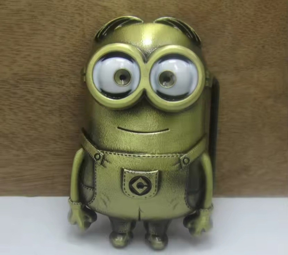 Despicable Me Minions Gold Belt Buckle Unisex Novelty Approximately 3&Prime;