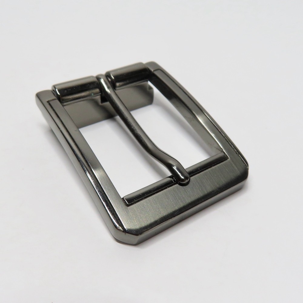 Mens Replacement Belt Buckle Gunmetal Single Prong Fits 1.5 Inch Belt
