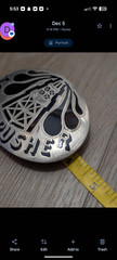 Vintage 1980 R&B German Silver Belt Buckle Tool Pusher Oil Derrick Handcrafted