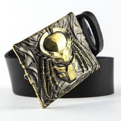 Belt buckle Predator, Extraterrestrial monster trophy Hunter, The Yautja monster