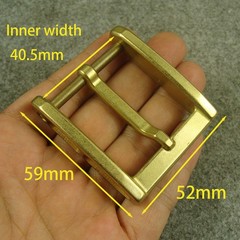 Solid Brass Men&rsquo;s Tongue Pin Belt Buckle Buckle for 1.5“ width Belt Z256