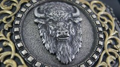 Nocona Buffalo Head Belt Buckle 37010