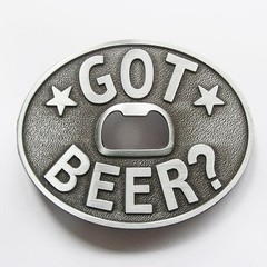 NEW SILVER STARS BOTTLE OPENER GOT BEER BELT BUCKLE