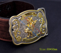ROCK BULL RIDE RODEO FASHION RODEO DIY COWBOY TEXAS WESTERN SHINE BELT BUCKLE