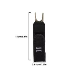 2PCS Tactical Metal Hook Elastic Belt Buckle-Less Invisible Waist Belt Closure