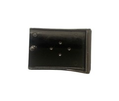 2 Plain Design Black Silver Belt Buckle