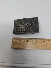 VINTAGR 80s US AIR FORCE BELT BUCKLE usaf military us army