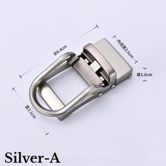 Men Alloy Automatic Buckle Casual Ratchet Belt Buckle 2.2-2.4cm Wide Belts Multi
