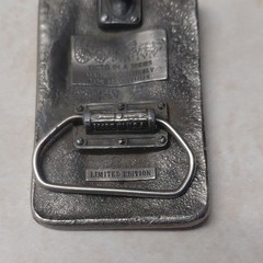 MAC Tools Limited Edition Silver Western Belt Buckle Logo Graphic 1.5in