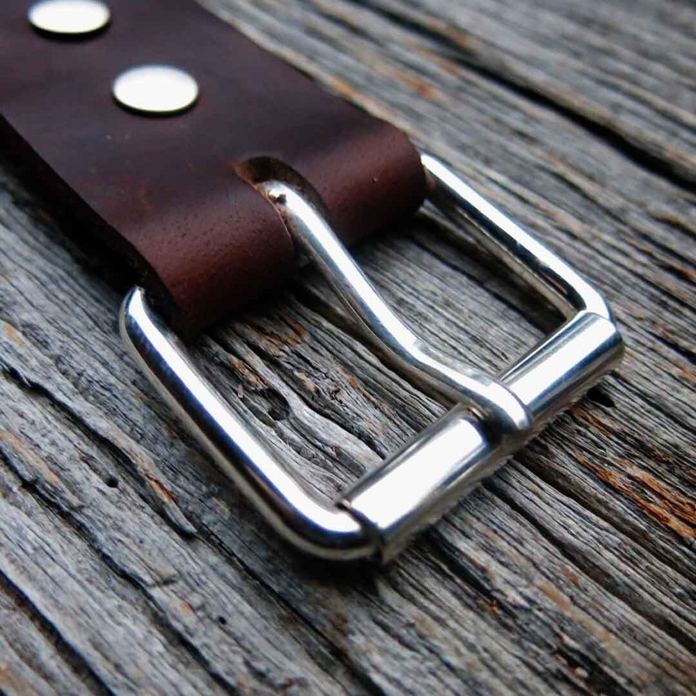 Silver Belt Buckle -Sterling Silver Roller Belt Buckle, USA, 1¼ » 1⅜ » 1½ » 1⅝ Inch