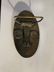 Coors Men’s Gold Tone Metal Plate Belt Buckle Logo, Fits 1.5 in Belt