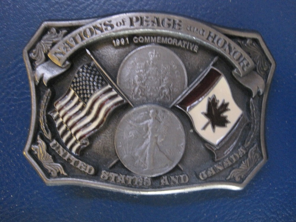 Vintage 1991 Arrowhead Gemcraft Limited Edition Nations of Peace and Honor Belt