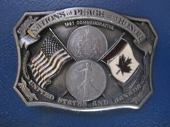 Vintage 1991 Arrowhead Gemcraft Limited Edition Nations of Peace and Honor Belt