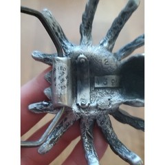 Metal 3D Tarantula Spider Belt Buckle – Gunmetal Gray