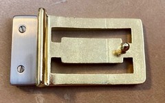 Dressy Reversible Belt Buckle Replacement – Would Look Nice Engraved