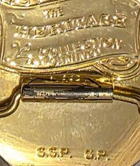 Vintage Metal Belt Buckle, Letter D, Initial D, The Heritage Collection, Nice