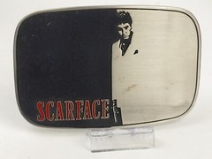 SCARFACE Metal Belt Buckle 4.5&Prime; x 3&Prime; Fits Belt Widths up to 1.5&Prime; – NEW!