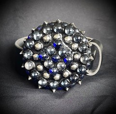 “Perpetual Motion” Belt Buckle 3 1/8” Round Industrial OOAK Darren McNeese