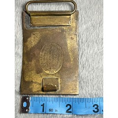 Vintage Union & Central Pacific Railroad Brass Belt Buckle Omaha to California