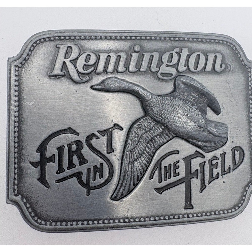 1980 Remington Canadian Goose Pewter Belt Buckle