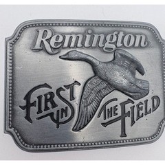 1980 Remington Canadian Goose Pewter Belt Buckle