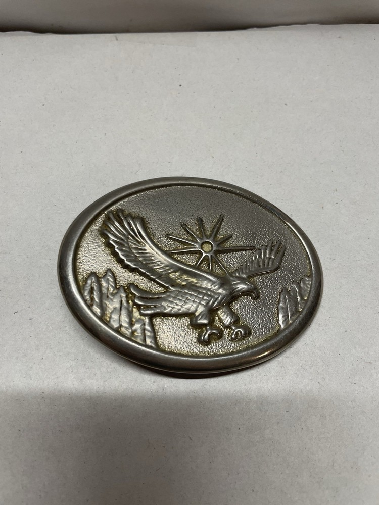 Eagle In Flight Western Metal Fashion Belt Buckle 3.25&Prime; x2.5&Prime;