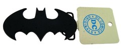 Batman belt buckle Halloween Costume DIE CUT JET BLACK DC Comics Men AUTHENTIC