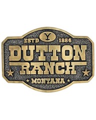 Montana Silversmiths Dutton Ranch Montana Two-Tone Belt Buckle – A910YEL