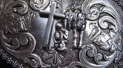 Nocona Cowboy Praying at the Cross Belt Buckle M & F Western 3707259