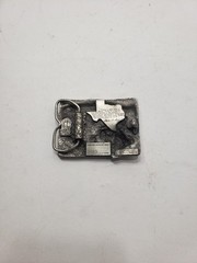 1984 Texas Commemorative Belt Buckle Limited Edition #1326/5000 Pewter Tone