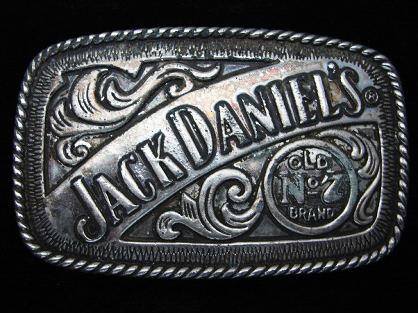 QK09109 COOL 2005 **JACK DANIEL&rsquo;S OLD NO. 7 WHISKEY** BOOZE BELT BUCKLE