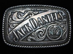 QK09109 COOL 2005 **JACK DANIEL&rsquo;S OLD NO. 7 WHISKEY** BOOZE BELT BUCKLE