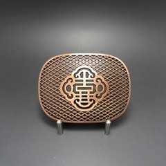IRISH CELTIC KNOTS BRONZE COLOR ANTIQUE MEDIAVAL BELT BUCKLE