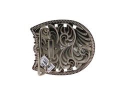 Belt Buckle Golden Horse Cowboy Sliver,Gold,Black,Metal