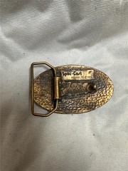 Vintage 1979 Spec-Cast Horse Head Belt Buckle Denver, CO