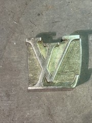 Louis Vuitton Logo LV Initials Belt Buckle Gold Tone