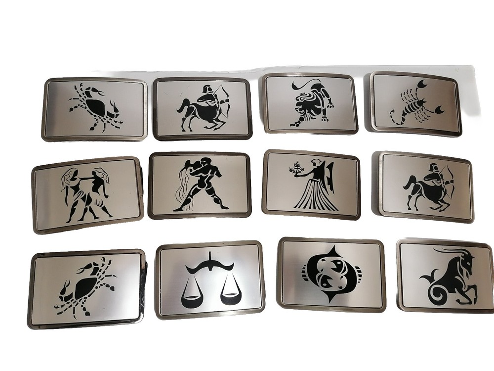 horoscope belt buckle Best Quality Cowboy Antique Style Belt Buckle